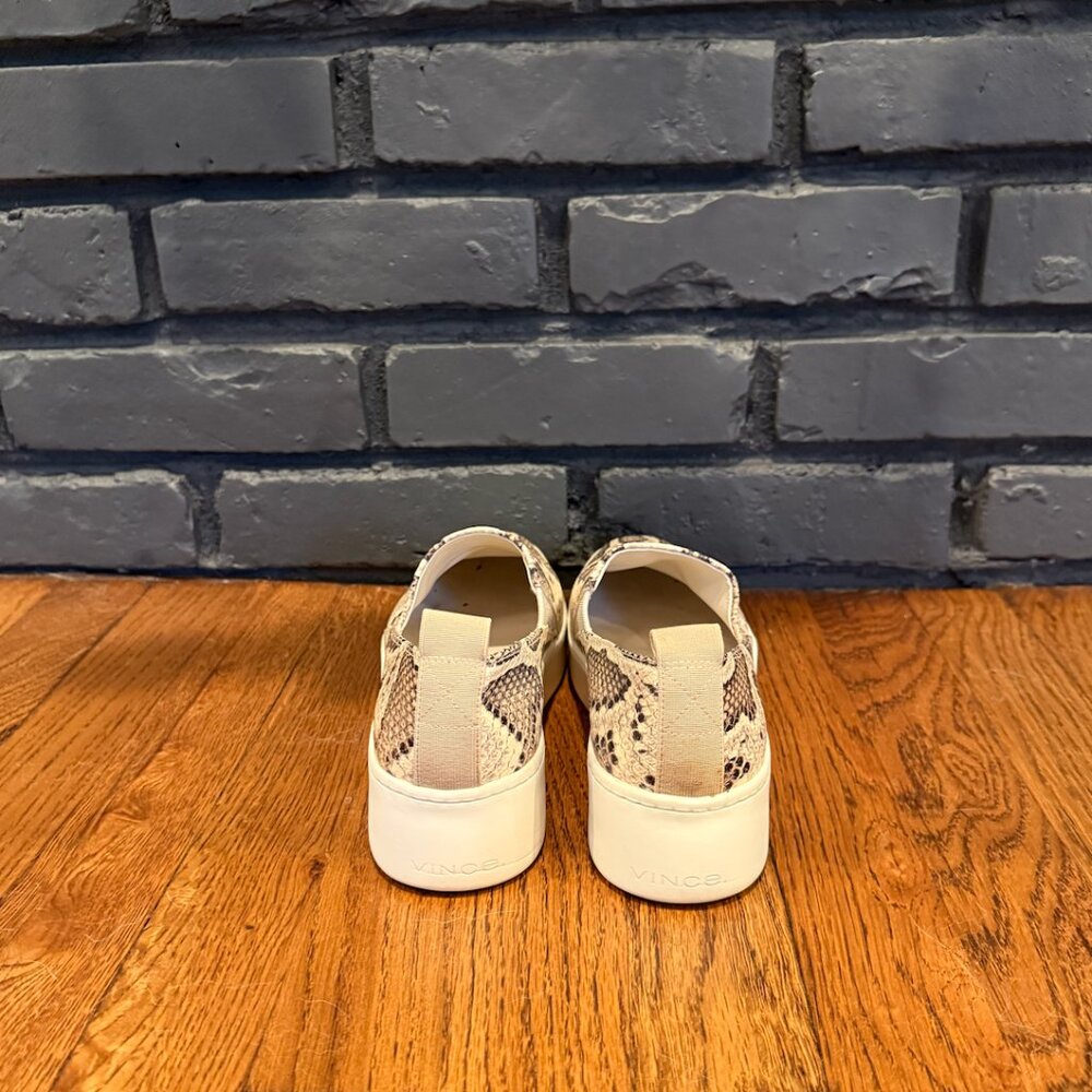 Vince Saxon 2 Snakeskin Python Embossed Leather P… - image 4